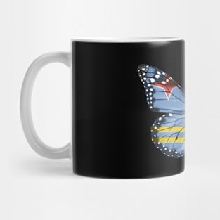 Aruban Flag  Butterfly - Gift for Aruban From Aruba Mug